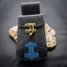 Cuir Thors Marteau Portable Pochette Ceinture Boucle Hip Sac Portefeuille Sac