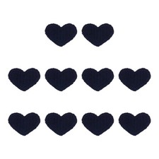 10 Pcs Patchs Cœur À Coudre