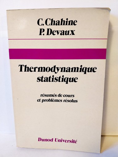 Chahine devaux thermodynamique - devaux,