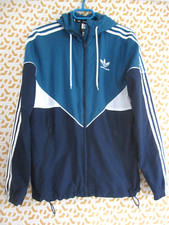 Veste Adidas Originals capuche Coupe Vent Skateboarding trefoil Jacket  - XS