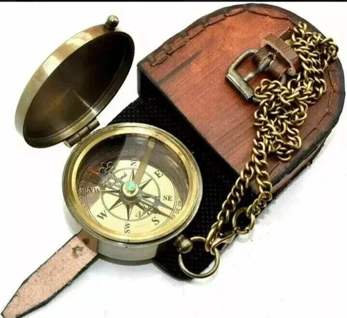 Ancienne boussole poche - ancienne, de