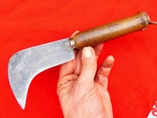 cornette à chantourner outil ancien sellier cordonnier