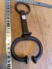 N. 4 outil  ANCIENNE MOUCHETTE A BOEUF - TAUREAU OUTILLAGE AGRICOLE TIRE BOEUF