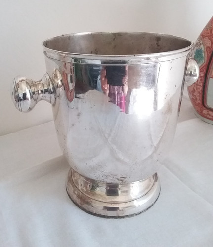 Joli seau champagne en - seau, à