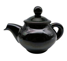 ? Théière KERALUC QUIMPER – Faïence Noire Émaillée – Fabrication Bretonne ??