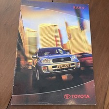Toyota RAV4 4x4 2002 catalogue prospectus brochure de vente publicité
