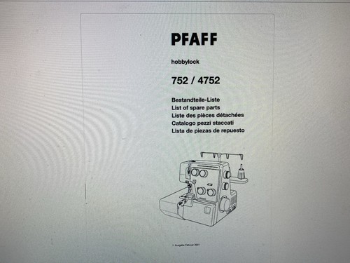 Pfaff hobbylock 752 - pfaff,