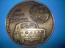 Medaille CAR OCCITAN du 9° Rassemblement Anciennes Renault 1998 R8s