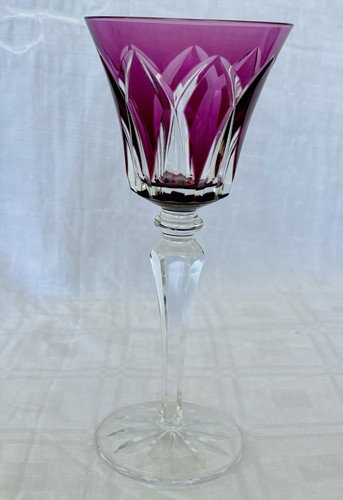 Verre pied cristal saint - a,