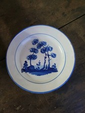 Rare Assiette Faience Blanche