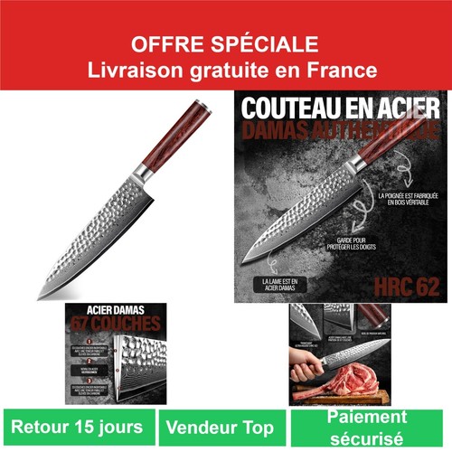 Couteau chef japonais gyuto - couteau,
