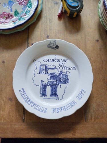 Assiette commémorative - assiette,