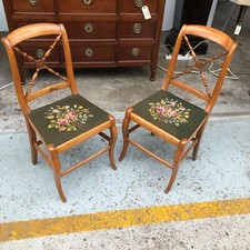 PAIRE DE CHAISES   19 EME SIECLE  12015