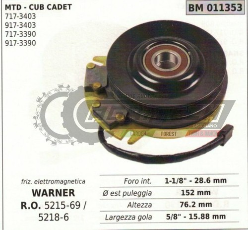 Embrayage warner tracteur - embrayage,