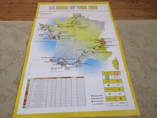 CYCLISME CARTE TOUR de FRANCE