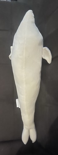 Peluche dauphin bleu blanc - bleu, et