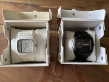 2 Montre Diesel Noire Et Blanche - Fonctionne + Boîte 