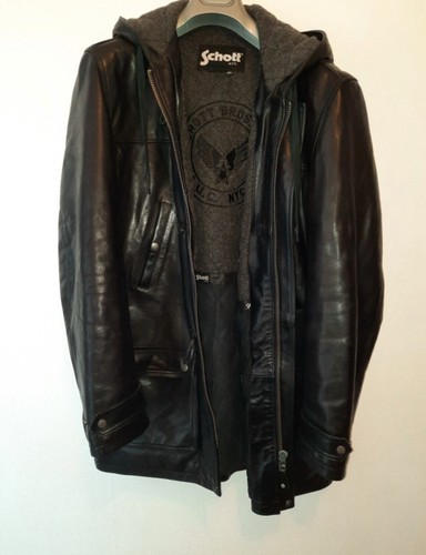 Schott leather coat bought - leather,