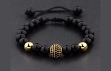 UniSex Natural Black Lava Gold