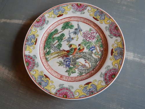Antique china porcelain plate - antique,