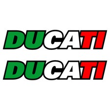 Stickers DUCATI ITALIA Monster Strada Diavel Hypermotard - 17cm x 3cm