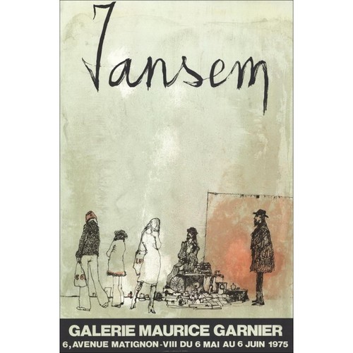Jansem jean lithographie - jean,