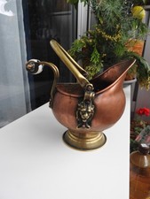 Ancien Seau à Charbon cuivre