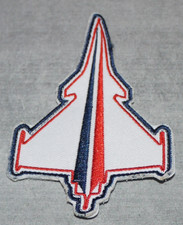 patch rafale bleu, blanc