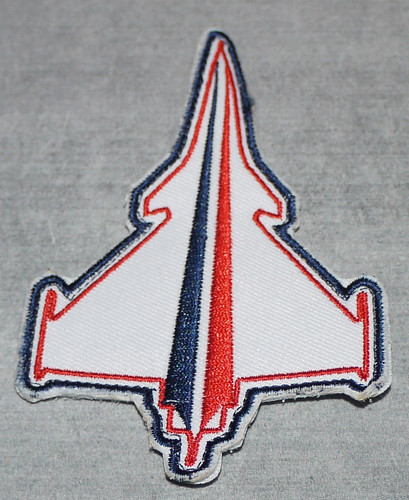 Patch rafale bleu - rafale, bleu,