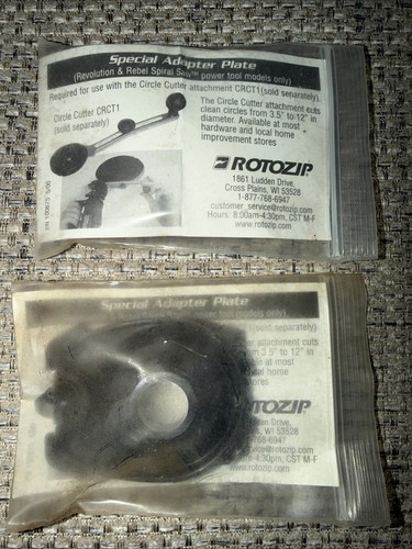 Rotozip special adapter plate - rotozip,