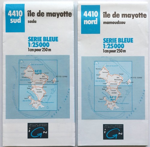 Cartes ign île mayotte - Île,