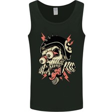 Débardeur Pour Homme Avec Crâne De Motard Freaky
