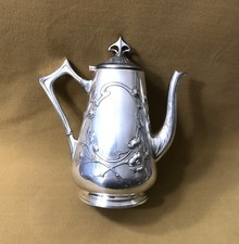 Cafetière art nouveau métal - art,
