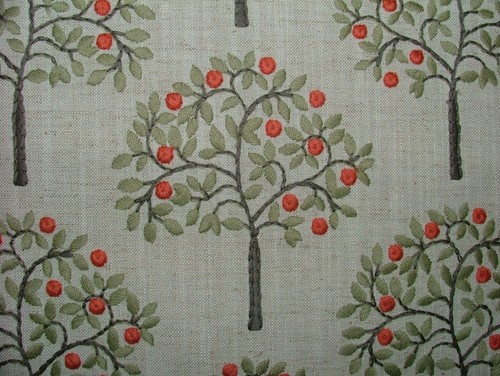 Tissu rideau brodé - tissu, de