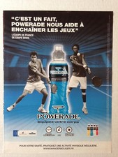 PUBLICITE POWERADE - EQUIPE DE FRANCE COUPE DAVIS 2010 / MONFILS - SIMON