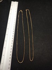 LOT 2 COLLIERS CHAINES PLAQUE OR - REF10705J