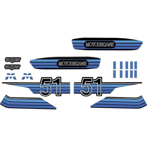 Kit stickers motobecane - kit,