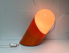 Lampe gélule Orange  1970  Vintage An  70's