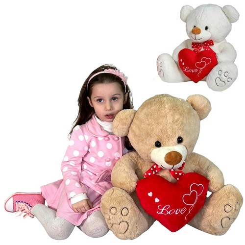 Ours 65cm grand peluche - 65cm, avec