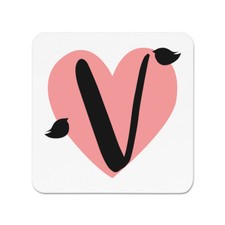 Lettre V Cœur Alphabet Magnétique De Frigo - Saint Valentin