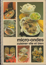 Livre micro-ondes cuisiner