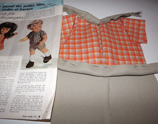 KIT découpé VETEMENT,poupee