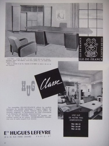 Publicité 1959 ets hugues - 1959,