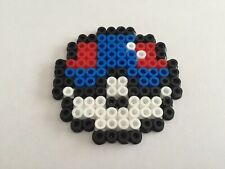 POKEBALL SUPER BALL POKEMON PERLE A REPASSER HAMA DECORATION PIXEL ART
