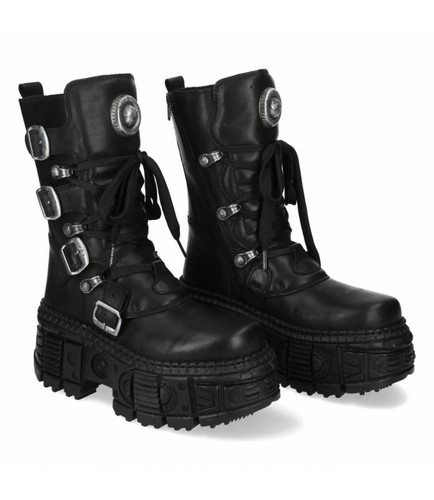 Bottines noires unisex style - bottines,