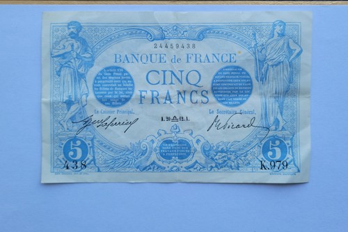 Francs 1912 - 🇫🇷, 5