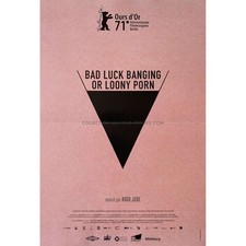 BAD LUCK BANGING French Movie Poster  - 15x21 in. - 2021 - Radu Jude, Katia Pasc