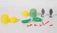 3x Ü-ei 70er Années 2 Métallique Chevalier Guerrier + 1 Jeu D'Encastrement