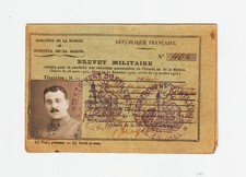 INTERESSANT PERMIS MILITAIRE A 4 SPECIALITES 1935