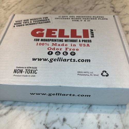 Gelli arts gel printing class - printing,